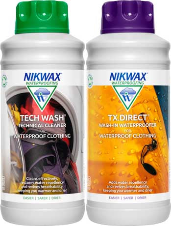 Nikwax 2 ks sada prípravkov Twin Tech Wash / TX.Direct Wash-In 1l