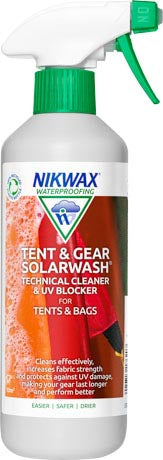 Nikwax čistiaci prostriedok v spreji na stany a outdoorové vybavenie Tent & Gear Solar Wash Spray-On 2.5l