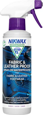 Nikwax impregnačný prípravok so špongiou v spreji, koženú a kombinovanú obuv Fabric & Leather Proof Spray 300ml