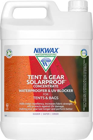 Nikwax Tent & Gear Solar Proof Concentrate, 5L