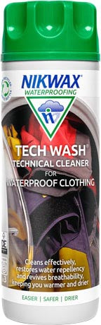 Nikwax Tech Wash Outdoor Clothing and Synthetic Sleeping Bags Detergent 300ml