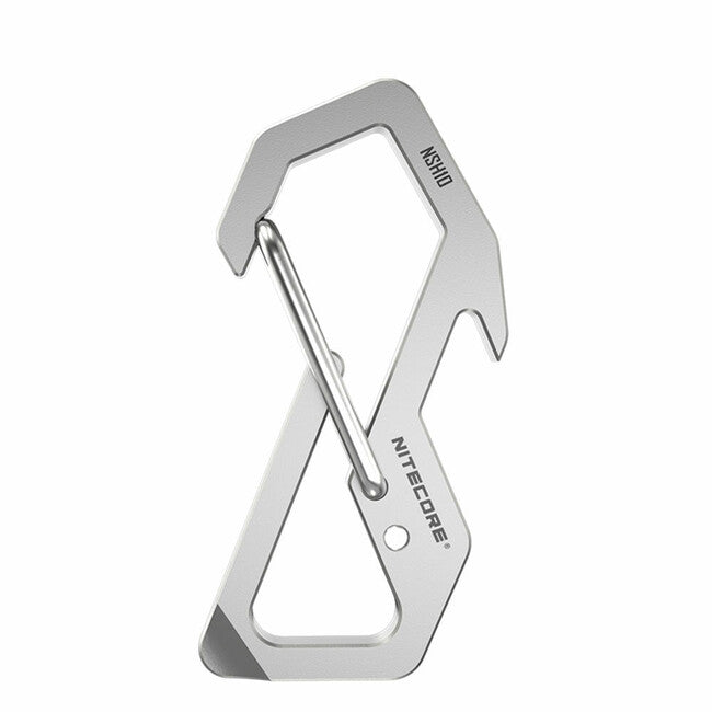 Nitecore Carabiner NSH10 49mm x 25.5mm x 2.8mm, Titanium