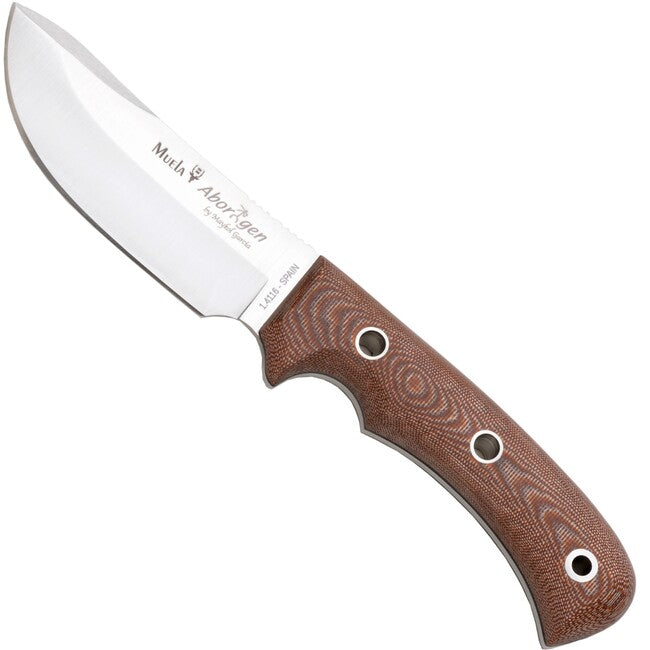 MUELA Aborigen-12C Fixed Blade Knife, 12 cm, Leather