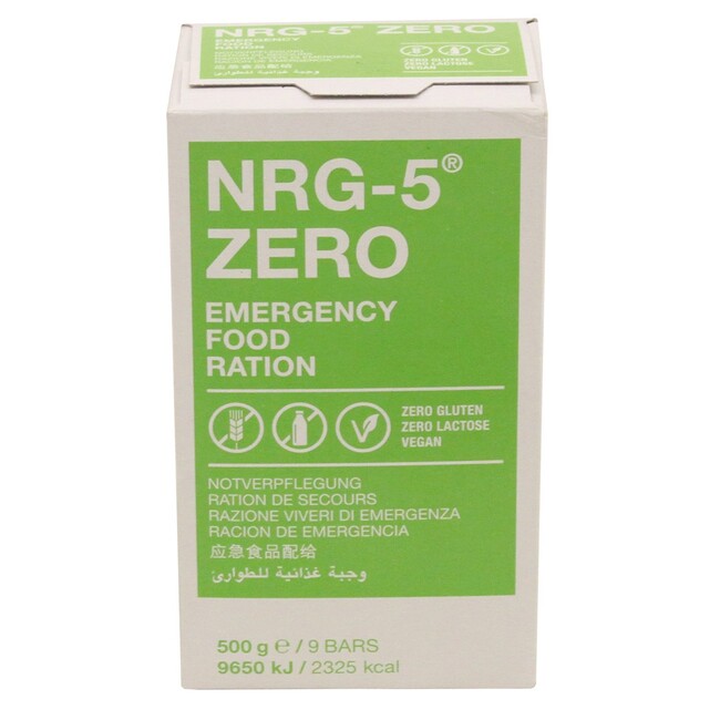 NRG-5 Zero Emergency Ration Pack, 500g