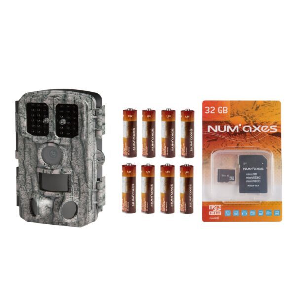 NUM'AXES Trail Camera Model PIE1076 All-in-One Pack