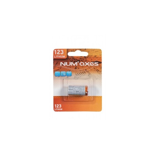 Numaxes Lithium Battery CR123 Blister
