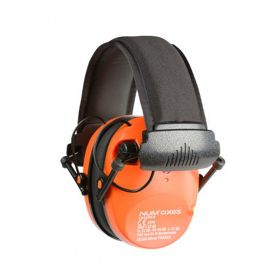 Numaxes electronic chrániče sluchu Cas1034, oranžové