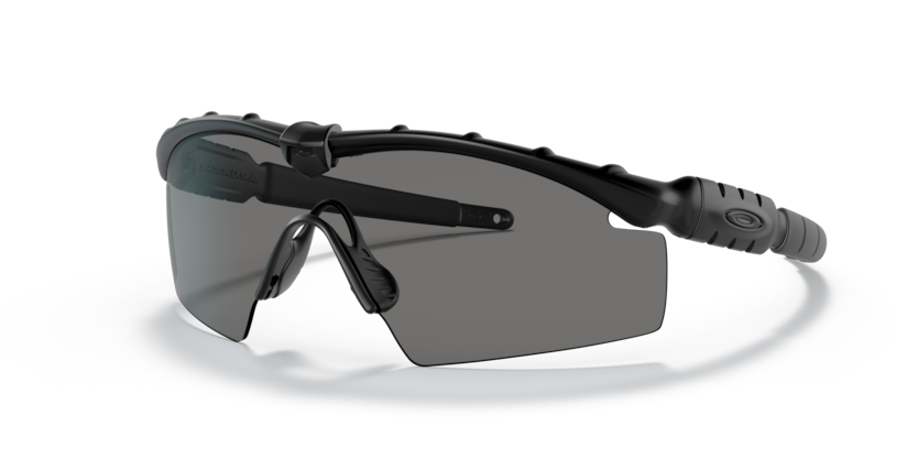 Oakley M Frame 2.0 Ballistic Glasses, Matte Black with Grey Lens