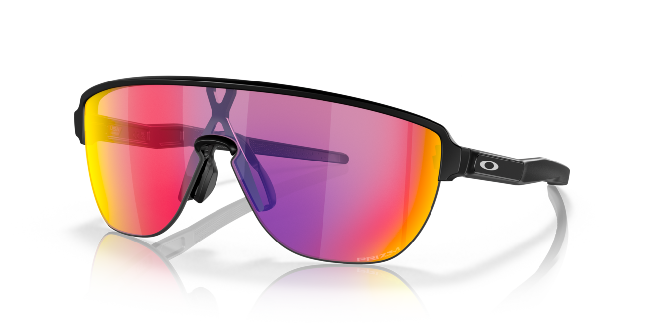 Oakley CORRIDOR Sunglasses 42, Matte Black Frame, Prizm Road Lenses