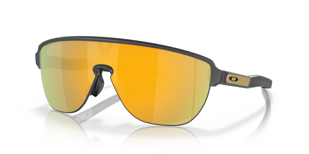 Oakley Corridor Sunglasses, Matte Carbon Frame, Prizm 24K Lenses, 42
