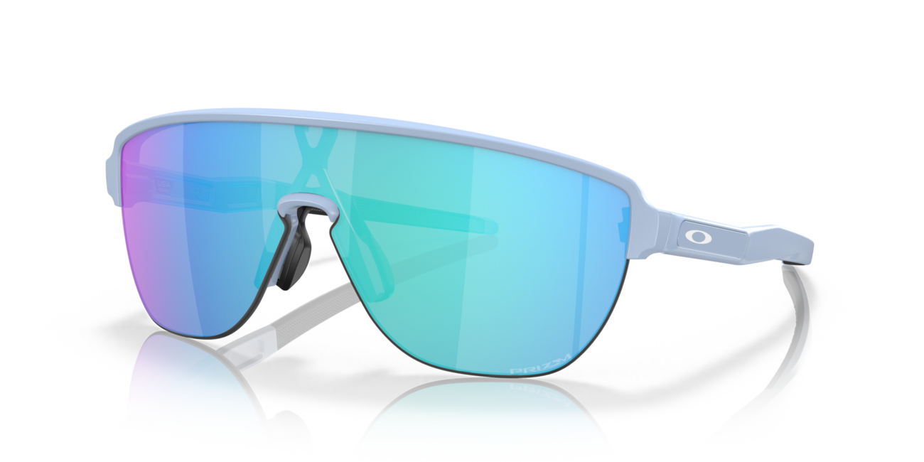 Oakley CORRIDOR Sunglasses 42, Matte Stonewash Frame, Prizm Sapphire Lenses
