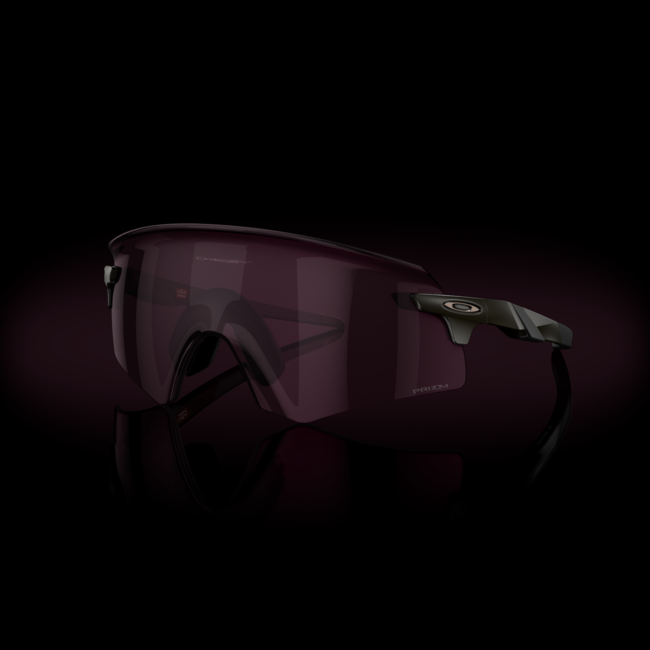 Oakley ENCODER Sunglasses, Matte Olive Frame, Prizm Road Black Lenses