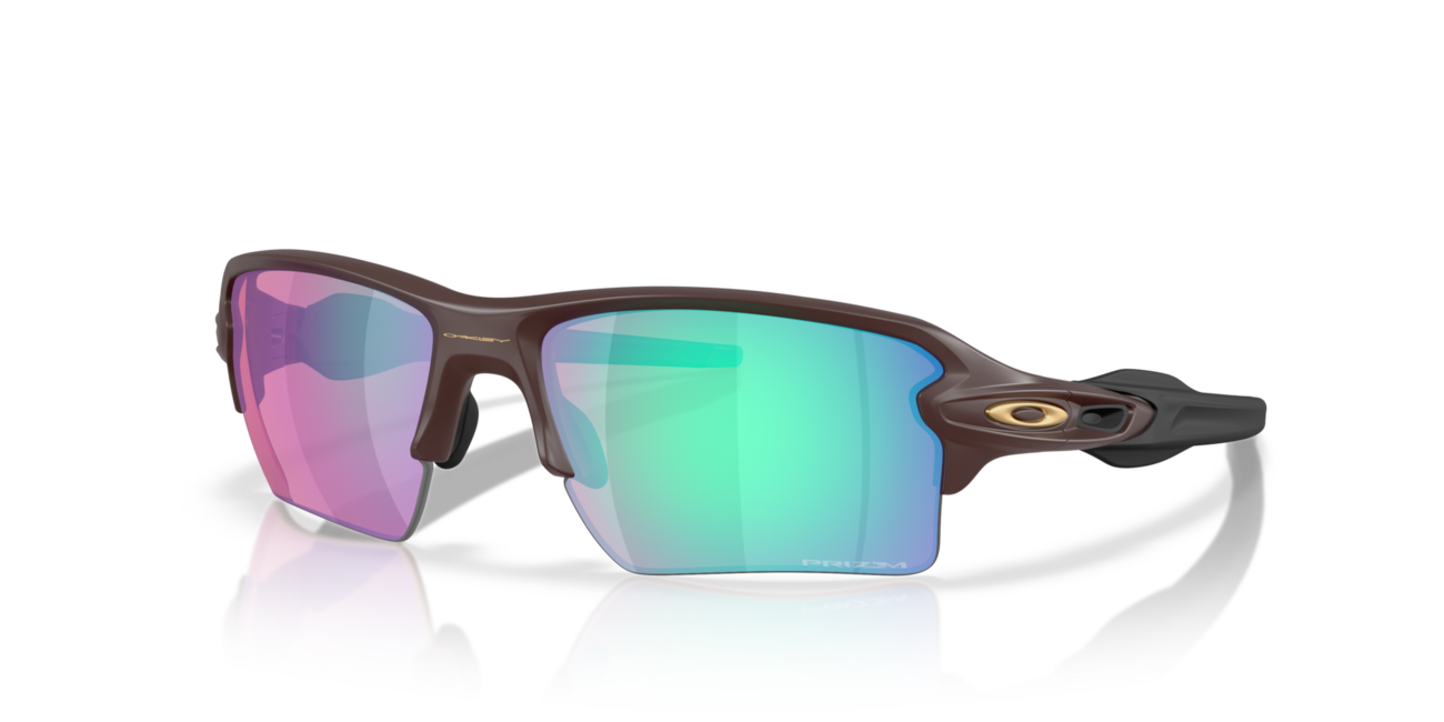 Oakley FLAK 2.0 XL Sunglasses, Matte Grenache Frame, Prizm Golf Lenses, 59mm, Metal