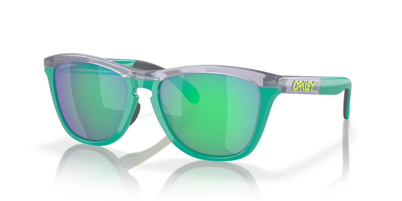 Oakley FROGSKINS RANGE Sunglasses, Trans Lilac/Celeste Frame, Prizm Jade Lenses, 55