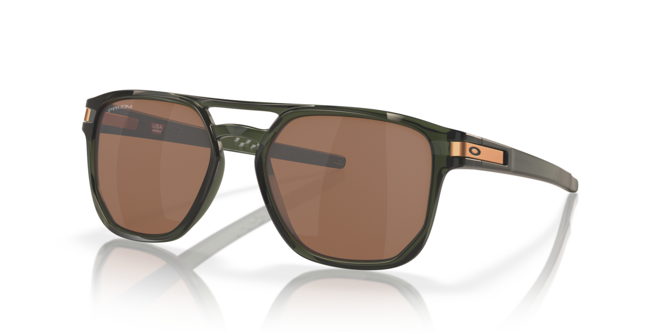 Oakley LATCH BETA Sunglasses, Olive Ink Frame, Prizm Tungsten Lenses, 54