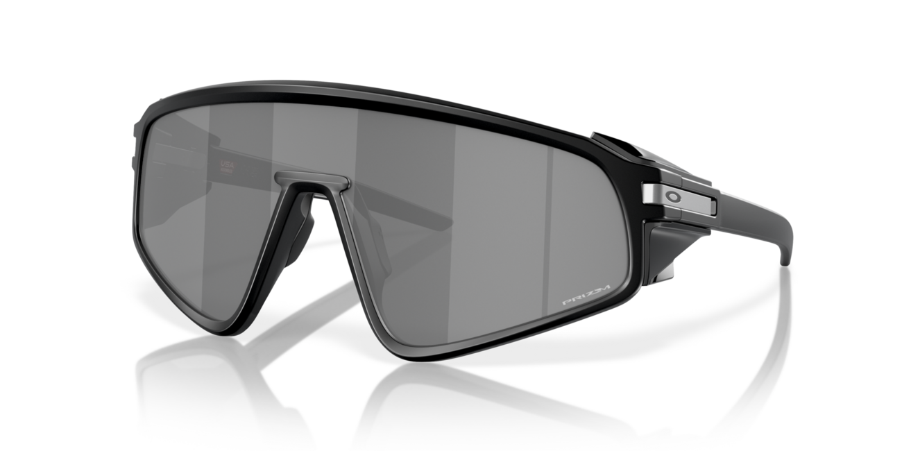 Oakley LATCH PANEL Sunglasses 35, Matte Black Frame, Prizm Black Lenses