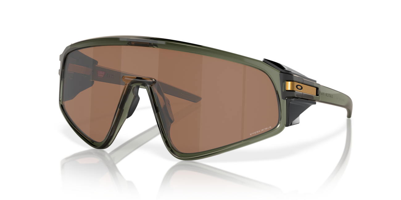 Oakley LATCH PANEL Sunglasses, Olive Ink Frame, Prizm Tungsten 35 Lenses