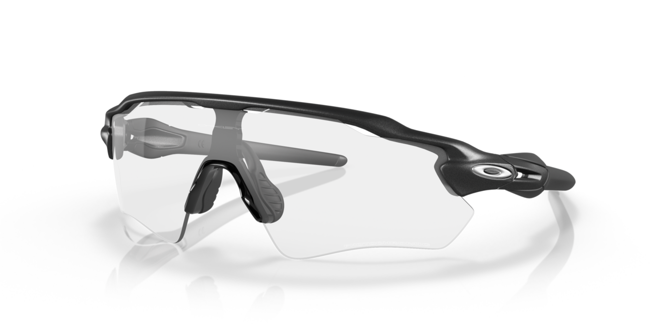 Oakley RADAR EV PATH Photochromic Sunglasses, Steel Frame, Clear 50% Black Iridium Photochromic Lenses
