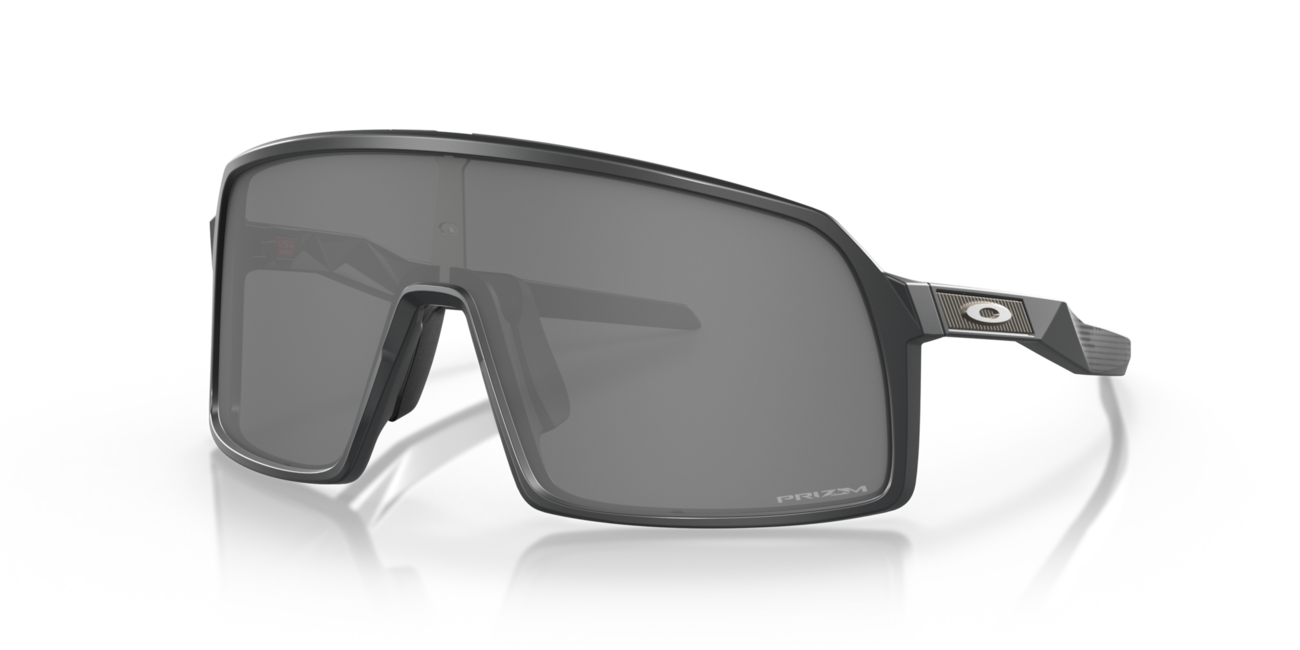 Oakley Sutro S Sunglasses, Hi Res Matte Carbon Frame, Prizm Black Lenses