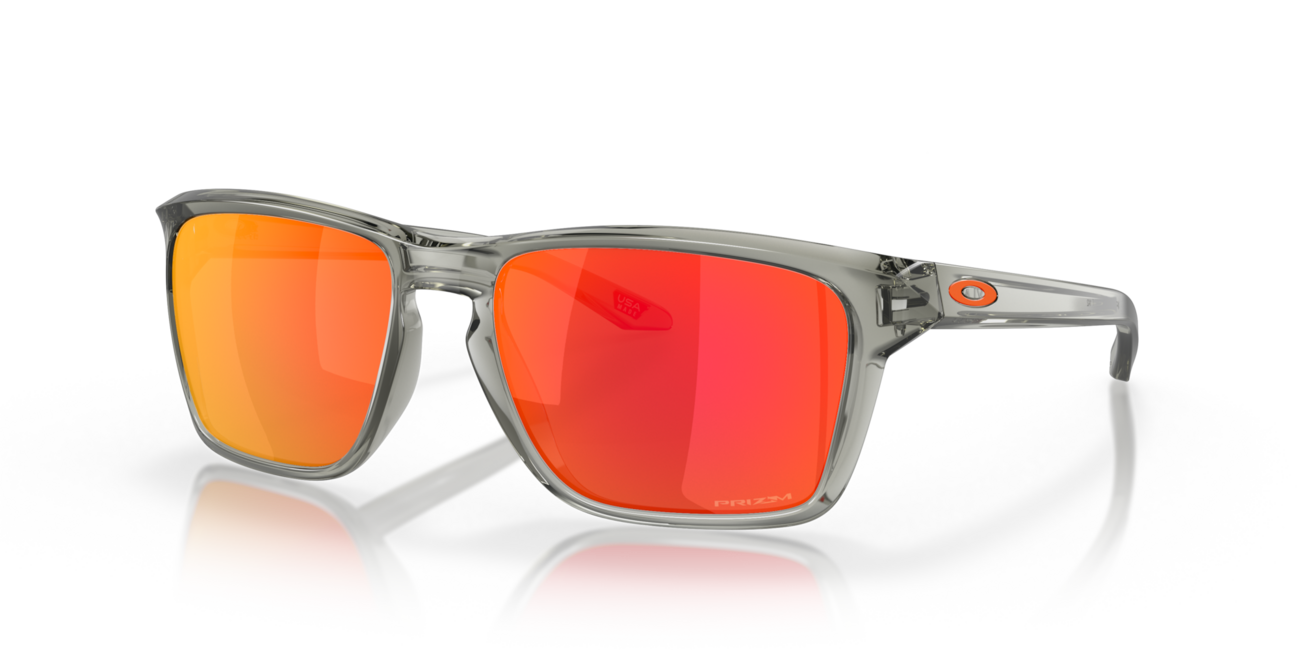 Oakley SYLAS Sunglasses, Grey Ink Frame, Prizm Ruby Lenses, 57