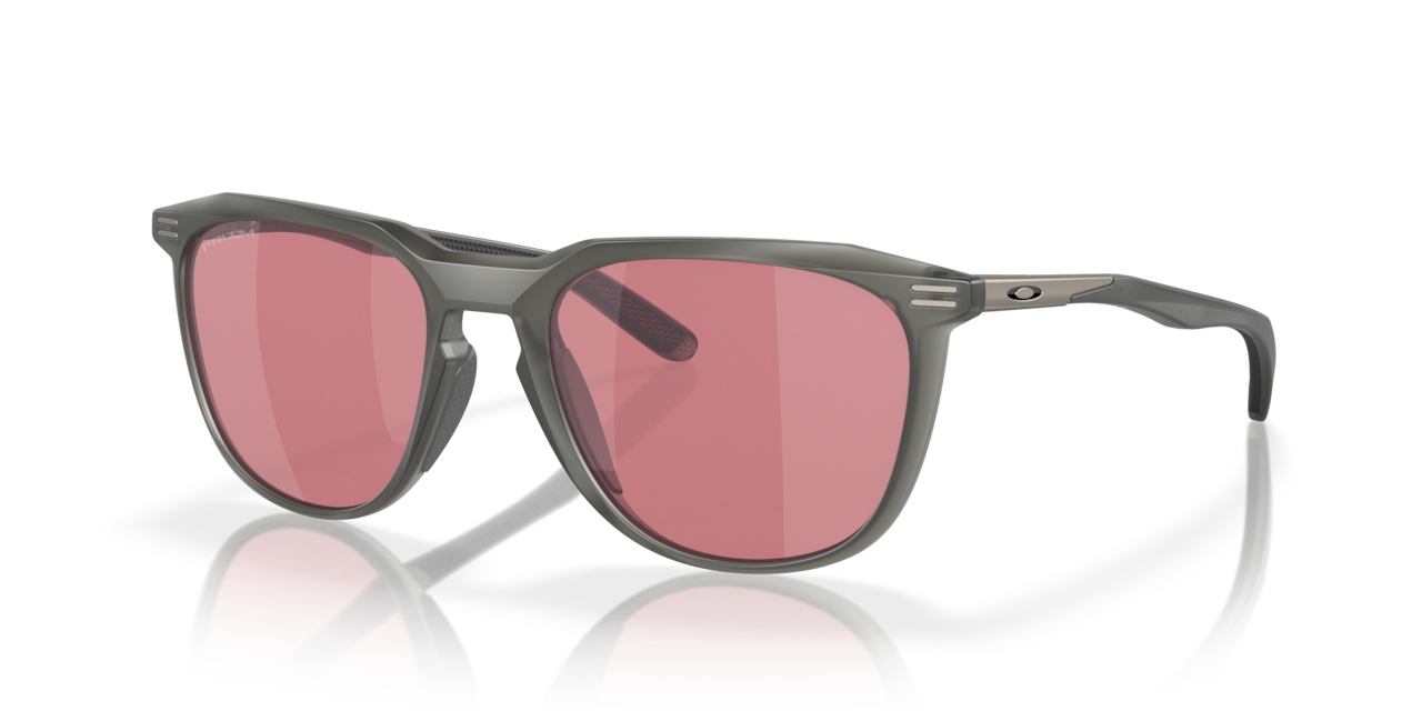 Oakley THURSO Sunglasses, Matte Grey Smoke Frame, Prizm Dark Golf Lenses, 54