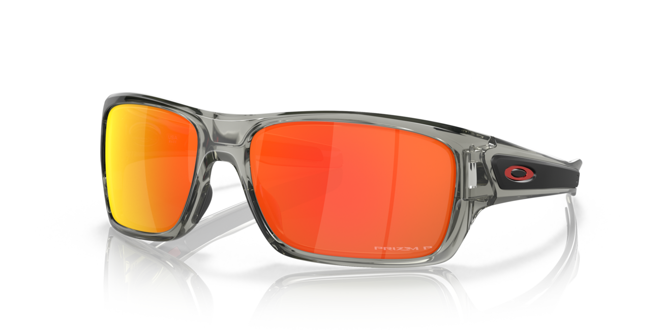 Oakley Turbine Sunglasses, Grey Ink Frame, Prizm Ruby Polarized Lens, 65