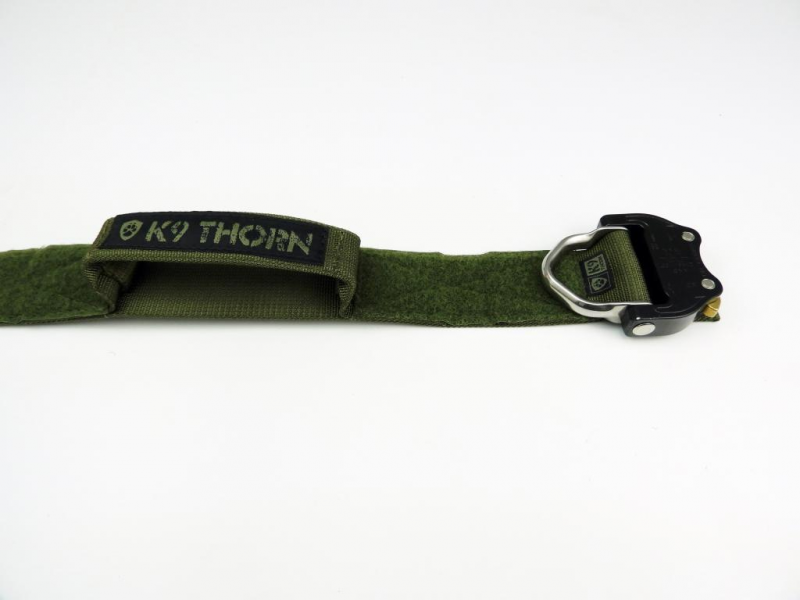 K9 Thorn Cobra-Echo Collar with Handle 38mm, Olive