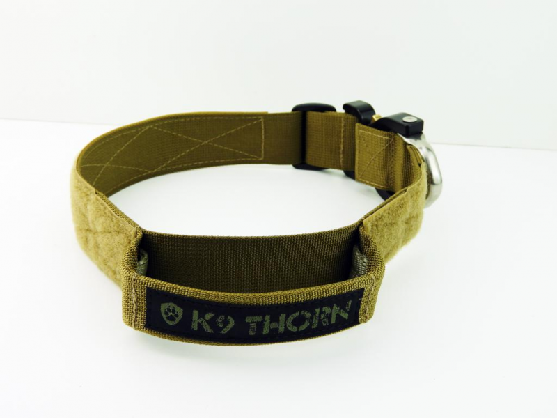 K9 Thorn Cobra-Echo Collar with Handle 38mm, Olive