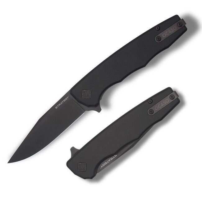 OCASO Zatvárací nôž Strategy Black Aluminum