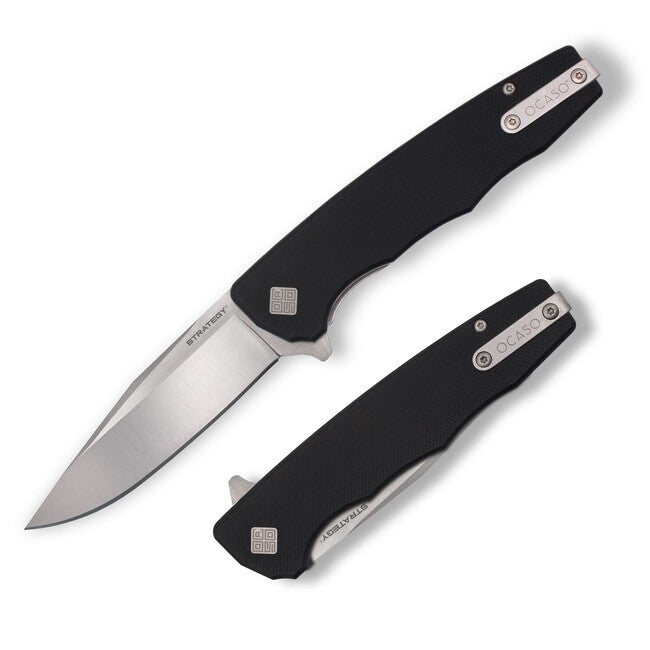 OCASO Zatvárací nôž Strategy Black G-10