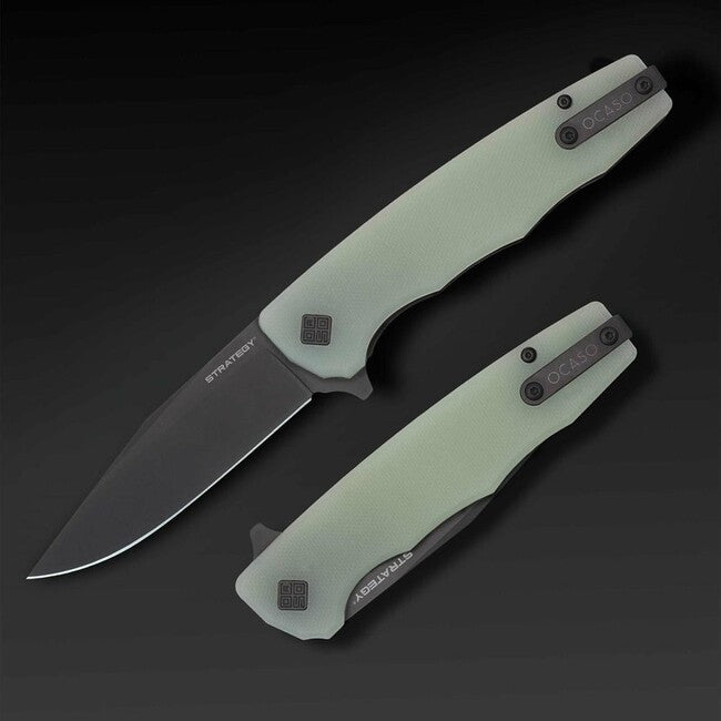 OCASO Zatvárací nôž Strategy Jade G-10 & Black PVD