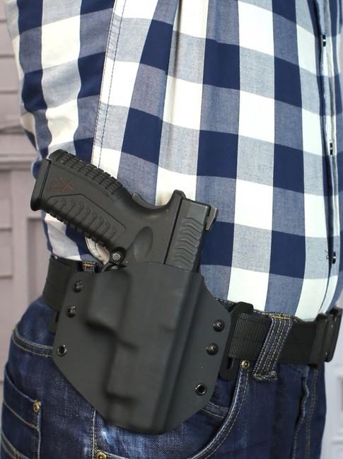 Falco Glock 17 Pancake Holster, Black Right-Hand
