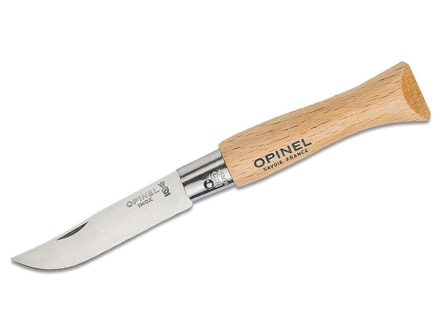 Opinel Folding Knife N°05 Inox, Brown