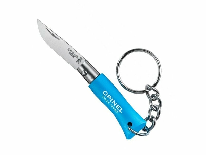 Opinel No. 02 Folding Keychain Knife, Azure