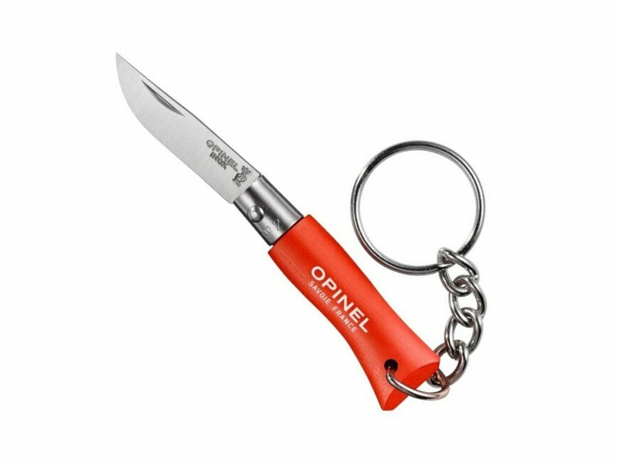 Opinel Folding Keychain Knife No. 02, Orange