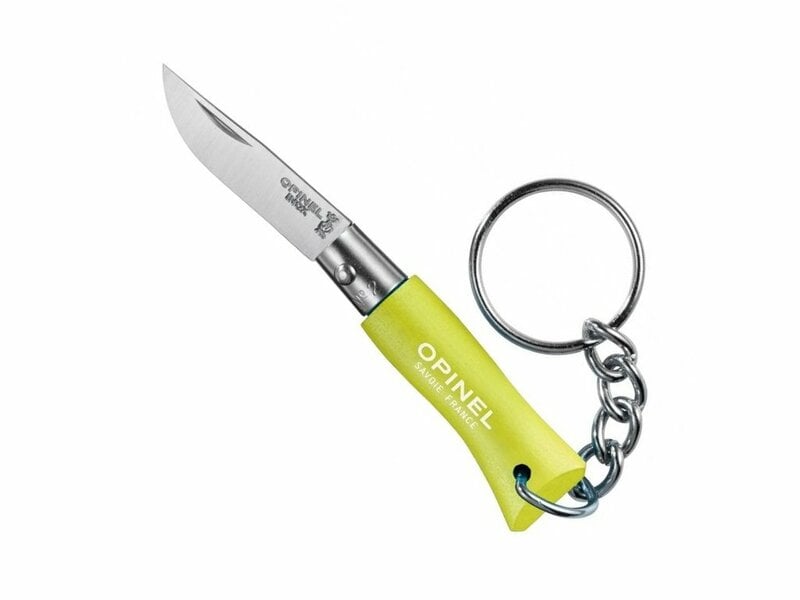 Opinel VRI N°02 Folding Keychain Knife, Anise