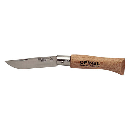 Opinel VRI N°04 Inox Folding Knife, Brown