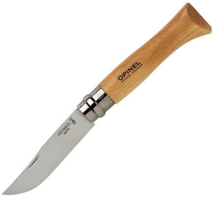 Opinel Folding Knife VRI N°07 Inox, Brown