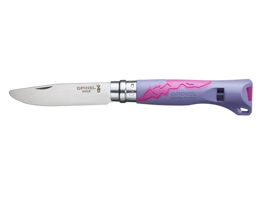 Opinel VRI N°07 Outdoor Junior Folding Knife, Purple