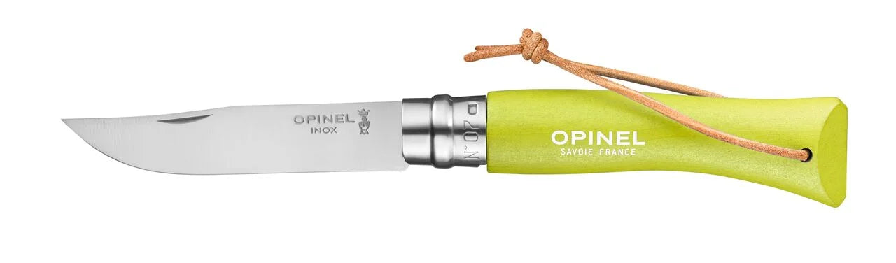 Opinel VRI N°07 Trekking Folding Knife 8cm, Anise