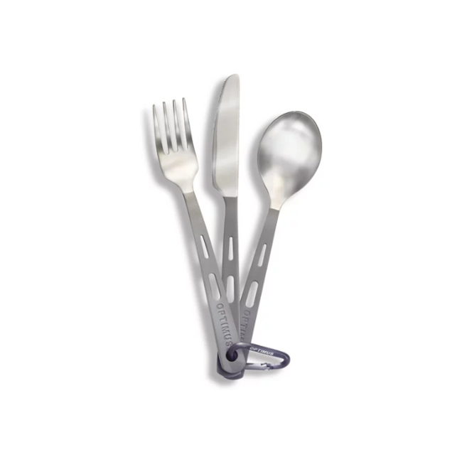 Optimus Cutlery Set 3-Piece Titanium