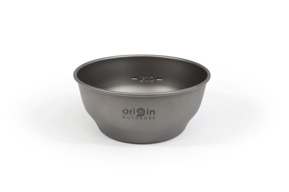 Origin Outdoors Bowl Titánová cestovná miska s indikátorom obsahu 400 ml