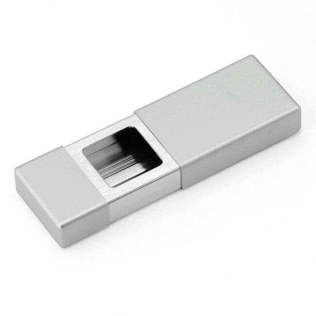 Origin Outdoors Travel Ashtray, Rectangular Silver