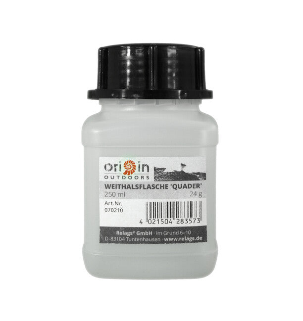 Origin Outdoors Cuboid Water Bottle Wide Mouth 250ml 50 mm