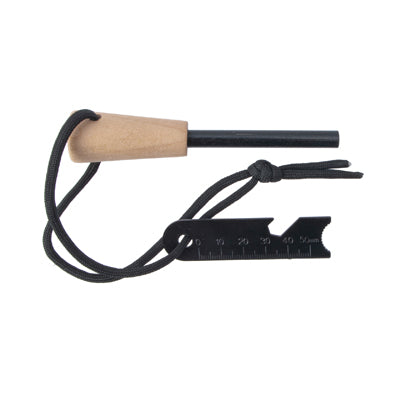 Origin Outdoors Firesteel Deluxe Fire Starter, Black