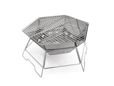 Origin Outdoors Hexagon Grill and Fire Pit