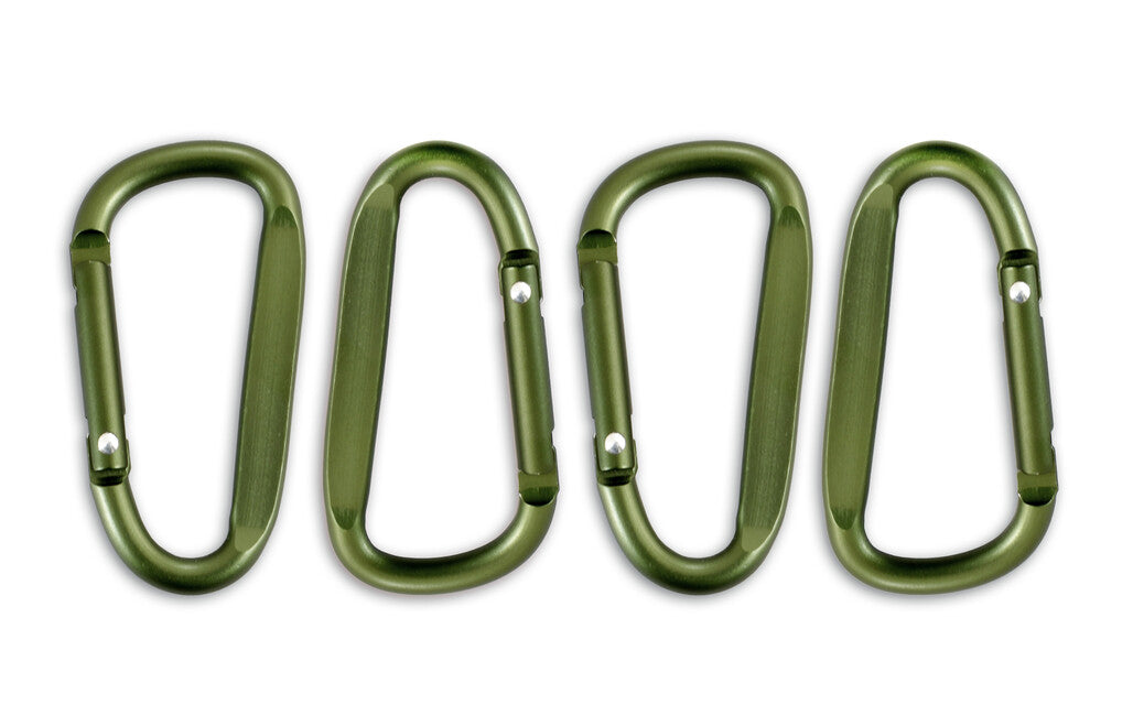 Origin Outdoors Olive-Green Camouflage Carabiners