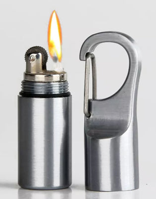 Origin Outdoors Storm Mini Lighter, Stainless Steel
