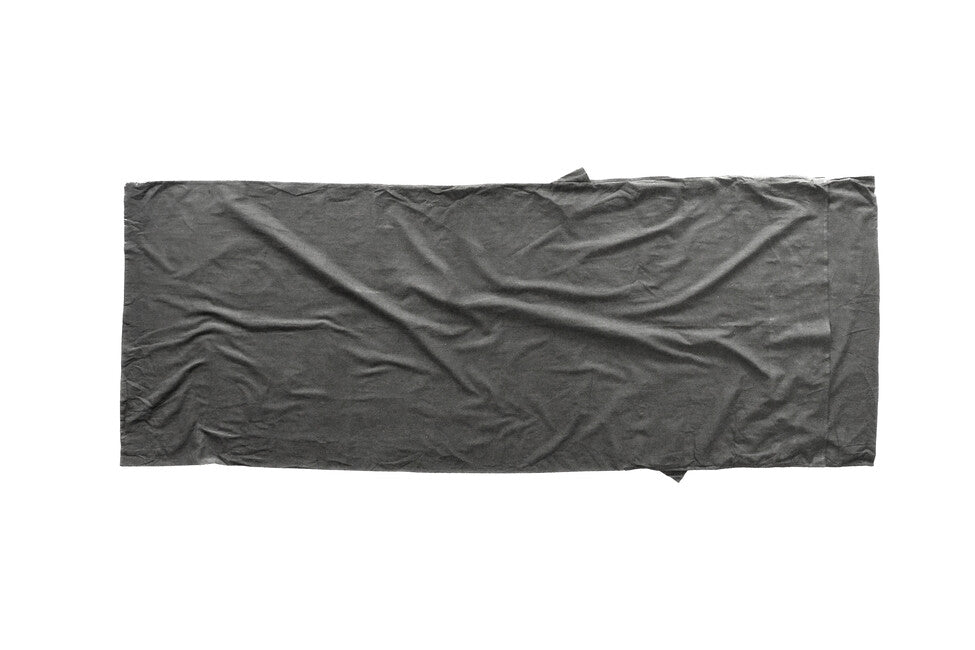 Origin Outdoors Poly-Cotton Sleeping Bag Liner, Rectangular, Anthracite