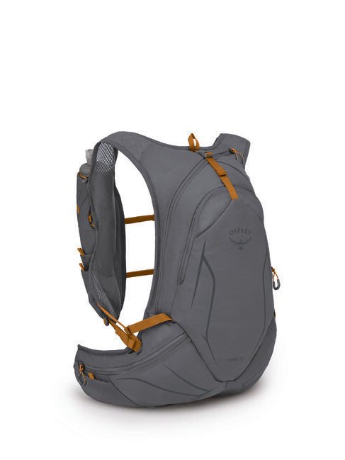 OSPREY Duro 15 Running Backpack, Phantom Grey/Toffee Orange